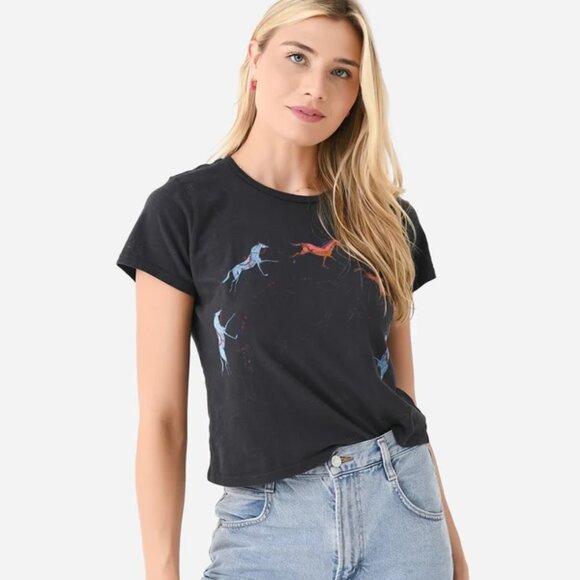 MOTHER | The Cropped Itty Bitty Goodie Tee | Small - Picture 1 of 4